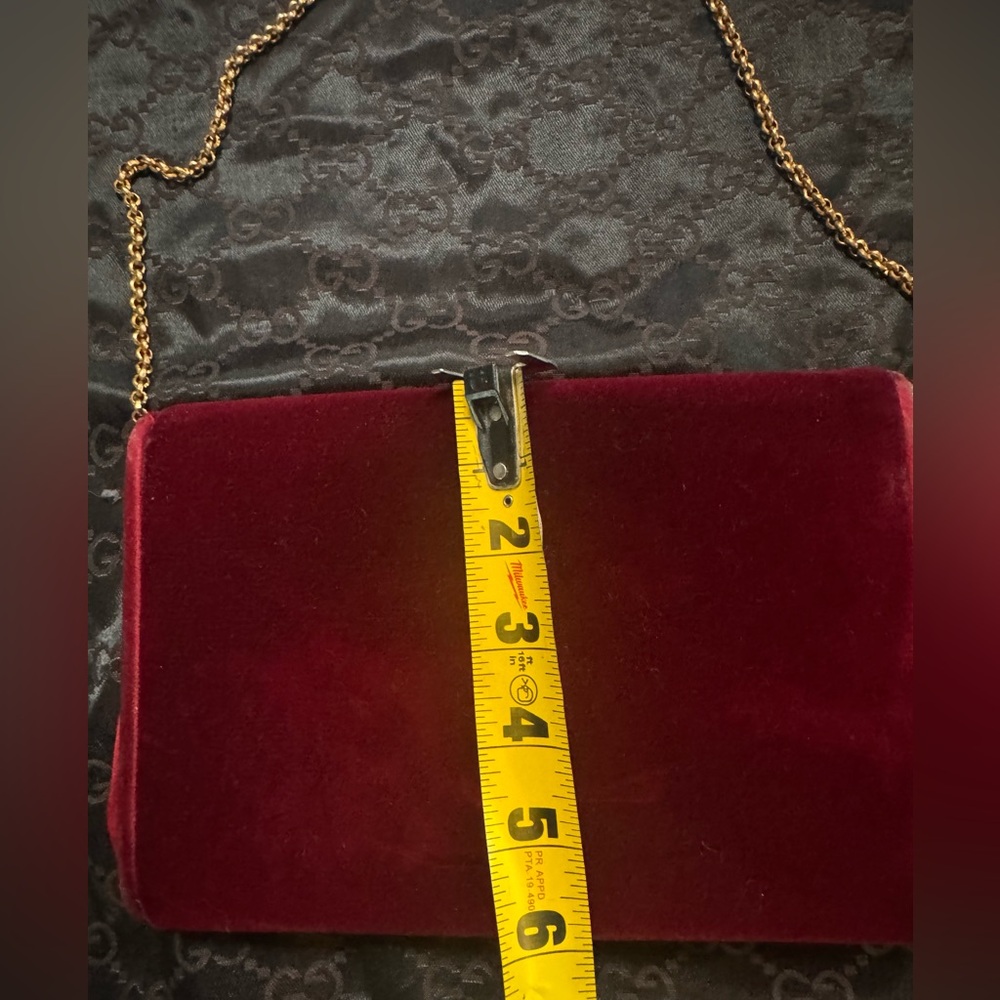 Vintage Gucci Rare Velvet Handbag - Picture 4 of 14